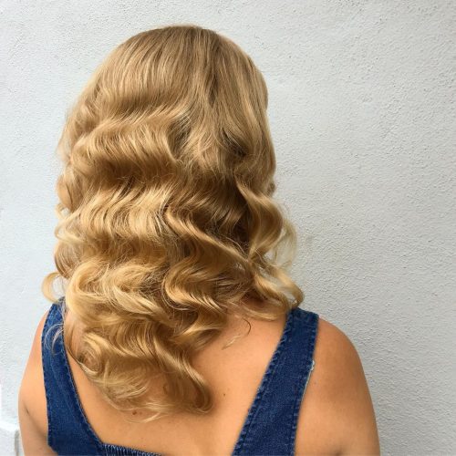 Beautiful Finger Waves for Long Hair